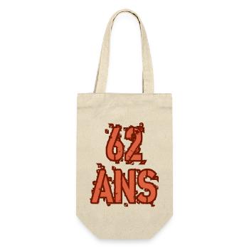 62 ANS - Sac à bouteille - nature - Devant