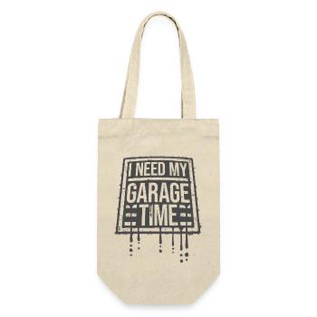 I Need My Garage Time Funny Mechanic Saying - Gift Bag for Bottles - nature - Front