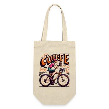 Lebendige Kaffeefahrt Illustration - Geschenkbeutel für Flaschen - Natur - Vorne