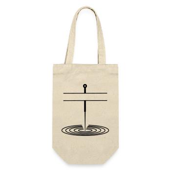 Bannière de nom de logo d’acupuncture - Sac à bouteille - nature - Devant