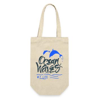 Ocean Dolphins - Gift Bag for Bottles - nature - Front