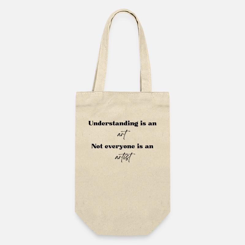 Comprendre est un art - Sac à bouteille - nature