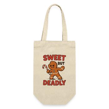 Süß, Aber Gefährlich Gingerbread - Gift Bag for Bottles - nature - Front