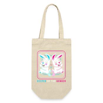 Gender Reveal Easter Mom-to-be - Gift Bag for Bottles - nature - Front