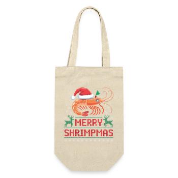 Joyeux Noël Moche Crevettes - Sac à bouteille - nature - Devant