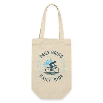 Daily Grind – Daily Ride - Gift Bag for Bottles - nature - Front