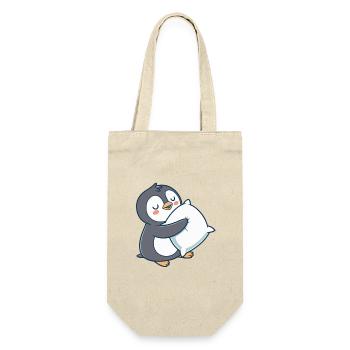 Pastel Cuddly Penguin - Gift Bag for Bottles - nature - Front