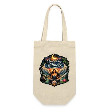 Carried by stillness - Gift Bag for Bottles - nature - Front