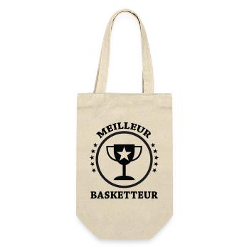Best Basketball Player - Gift Bag for Bottles - nature - Front
