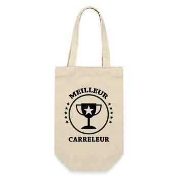 Best Tiler - Gift Bag for Bottles - nature - Front