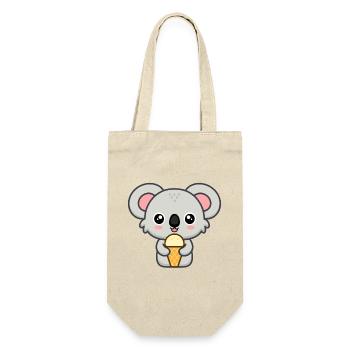 Koala Gourmand Glace - Sac à bouteille - nature - Devant
