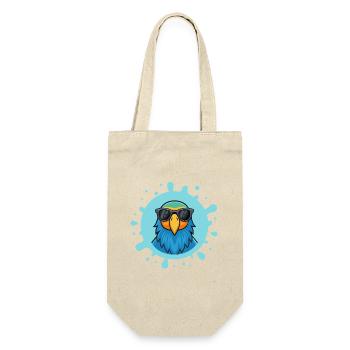 Blue Parrot Solarbrille - Geschenkbeutel für Flaschen - Natur - Vorne