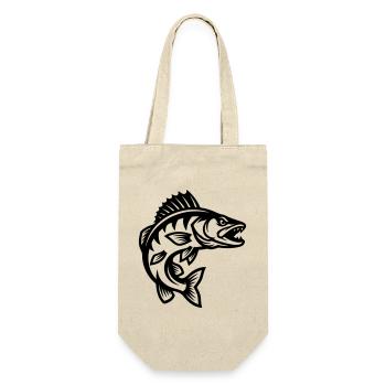 Pike Fish - Gift Bag for Bottles - nature - Front