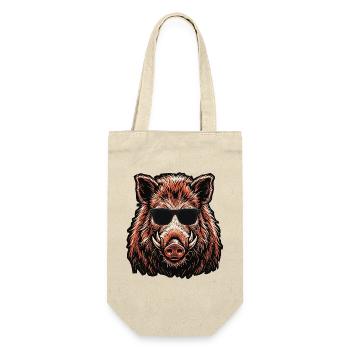 Summer Boar Sunglasses - Gift Bag for Bottles - nature - Front