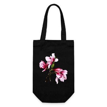 still growing - Gift Bag for Bottles - black - Front