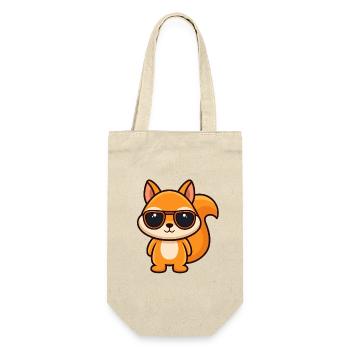 Écureuil Cool - Lunettes de Soleil Style Kawaii - Sac à bouteille - nature - Devant