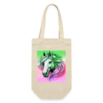 horse - Gift Bag for Bottles - nature - Front