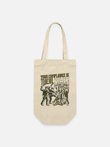 Denken Und Freiheit - Geschenkbeutel für Flaschen - Natur