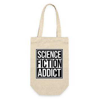 Science Fiction Addict Sci Fi Lover Quote Text - Gift Bag for Bottles - nature - Front