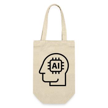 Ai, Artificial Intelligence, AI Technology - Gift Bag for Bottles - nature - Front