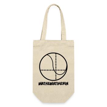Mathematikerin - Geschenkbeutel für Flaschen - Natur - Vorne