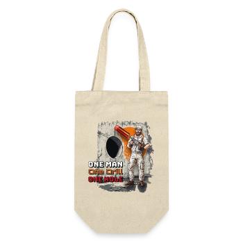 Master of Drilling - Gift Bag for Bottles - nature - Front