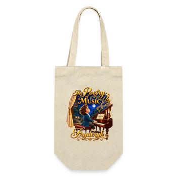 Chopin Music Gift – Die Poesie der Musik - Geschenkbeutel für Flaschen - Natur - Vorne