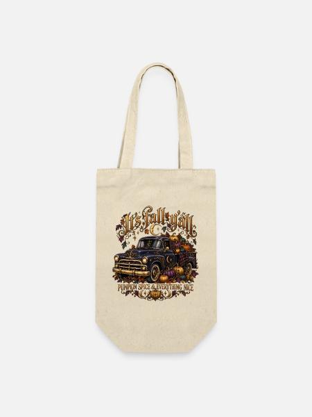 Es fällt himmlischer Lastwagen - Geschenkbeutel für Flaschen - Natur