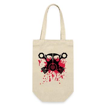 unlimited logo skull piston seizure - Gift Bag for Bottles - nature - Front