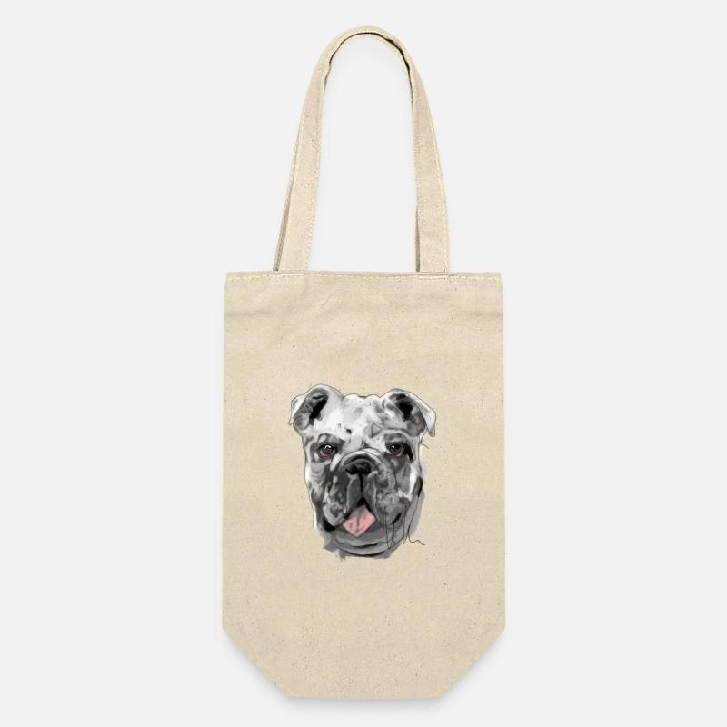 Bouledogue - Sac à bouteille - nature