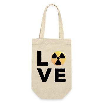Love Cadeau Manip radio Radiologue Radiologie - Sac à bouteille - nature - Devant