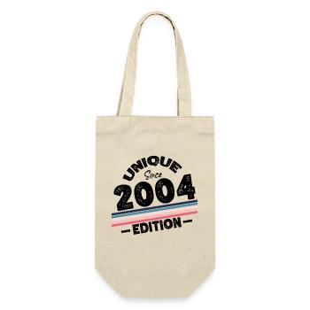Unique depuis 2004 Edition Anniversaire Millésime 2004 - Sac à bouteille - nature - Devant