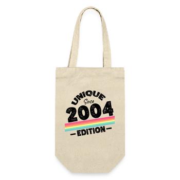 Unique depuis 2004 Edition Anniversaire Millésime 2004 - Sac à bouteille - nature - Devant
