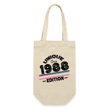 Unique Since 1988 Edition Birthday Vintage 1988 - Gift Bag for Bottles - nature - Front
