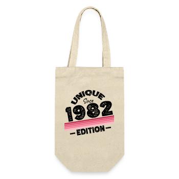 Unique Since 1982 Edition Birthday Vintage 1982 - Gift Bag for Bottles - nature - Front