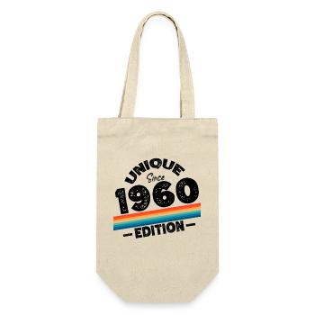 Unique depuis les années 1960 édition anniversaire Vintage des années 1960 - Sac à bouteille - nature - Devant