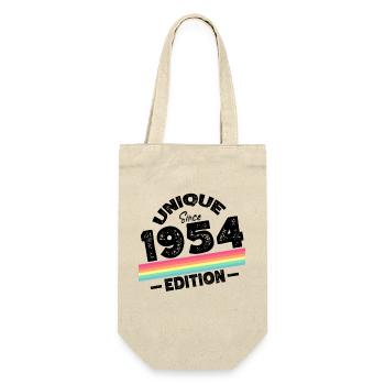 Unique Since 1954 Edition Birthday Vintage 1954 - Gift Bag for Bottles - nature - Front