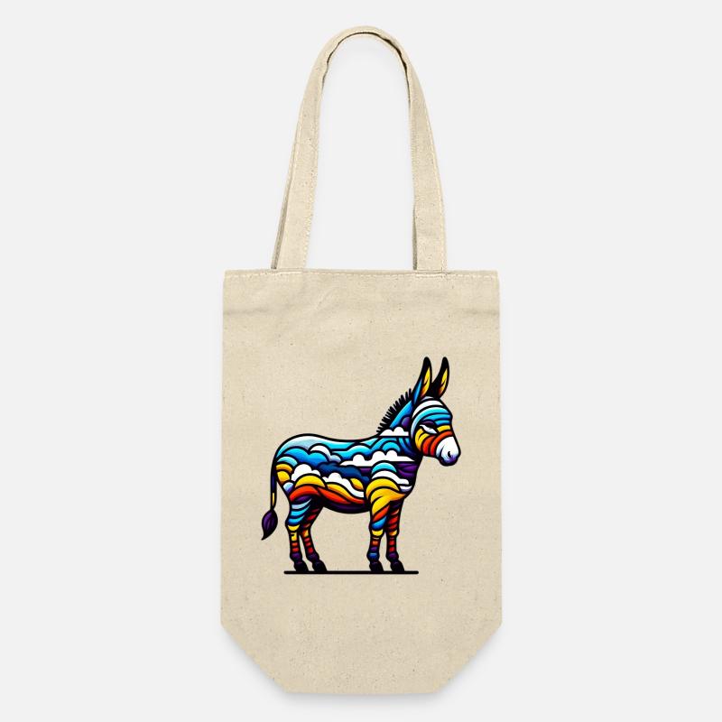 Âne, Tétine, Mule - Sac à bouteille - nature