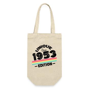 Unique Since 1953 Edition Birthday Vintage 1953 - Gift Bag for Bottles - nature - Front