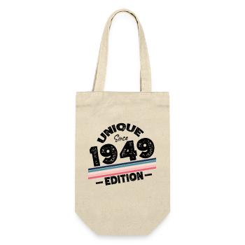 Unique depuis 1949 Edition Anniversaire Millésime 1949 - Sac à bouteille - nature - Devant