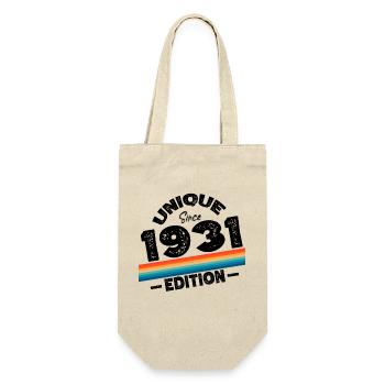 Unique Since 1931 Edition Birthday Vintage 1931 - Gift Bag for Bottles - nature - Front