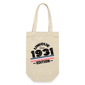 Unique Since 1931 Edition Birthday Vintage 1931 - Gift Bag for Bottles - nature - Front