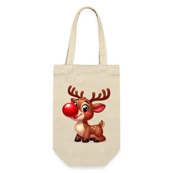 Reindeer - Gift Bag for Bottles - nature - Front