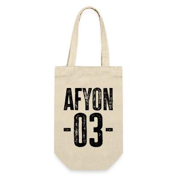 Afyon 03 – Proud of tradition and homeland - Gift Bag for Bottles - nature - Front