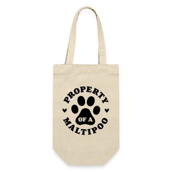 Property of a Maltipoo - Gift Bag for Bottles - nature - Front