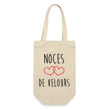 Velvet Wedding 29 Years - Gift Bag for Bottles - nature - Front