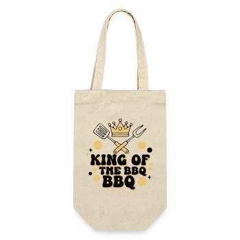 Le vrai roi du barbecue grillé - Sac à bouteille - nature - Devant