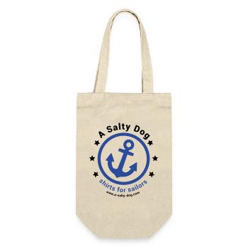 A Salty Dog - Shirt Hoodie Sailing North Sea Baltic Sea - Gift Bag for Bottles - nature - Front
