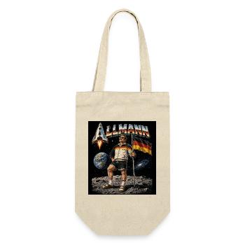 Allmann - Geschenkbeutel für Flaschen - Natur - Vorne