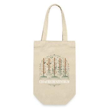 Rechenzentrum Gärtner Nerd Computer Spruch Garten - Geschenkbeutel für Flaschen - Natur - Vorne